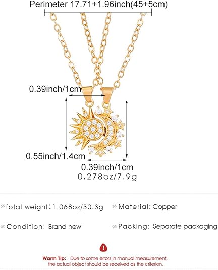 Magnetic Couple Necklace