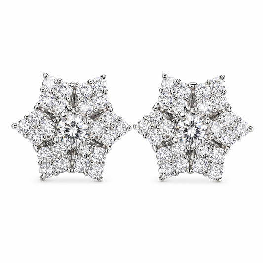 Dual Use Six-pointed Star Earring