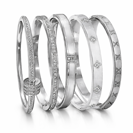 Roman Numeral Bracelet Set