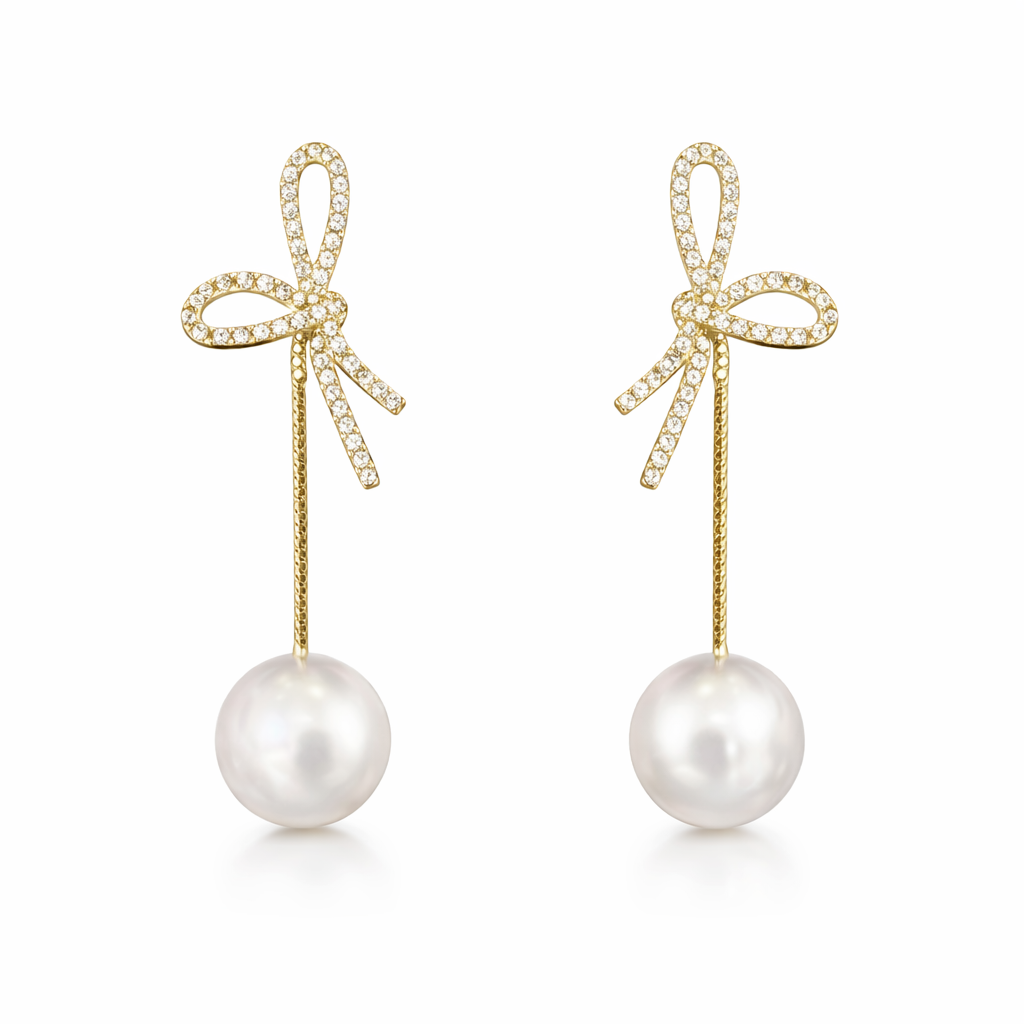 Veloura Pearl Drop Earrings