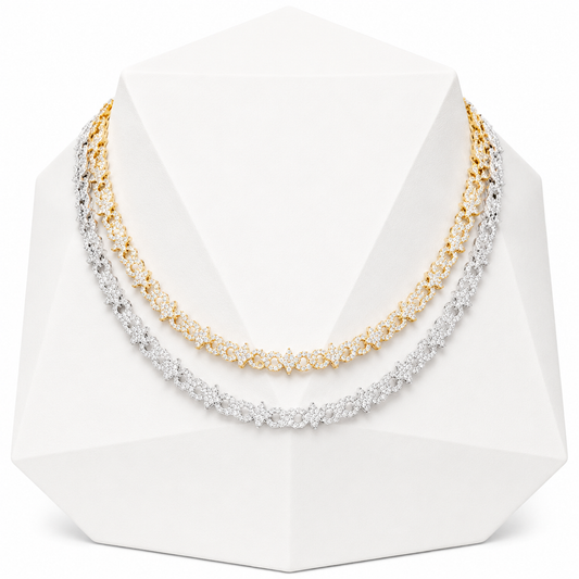 8mm Infinity Symbol Star Cuban Link Chain