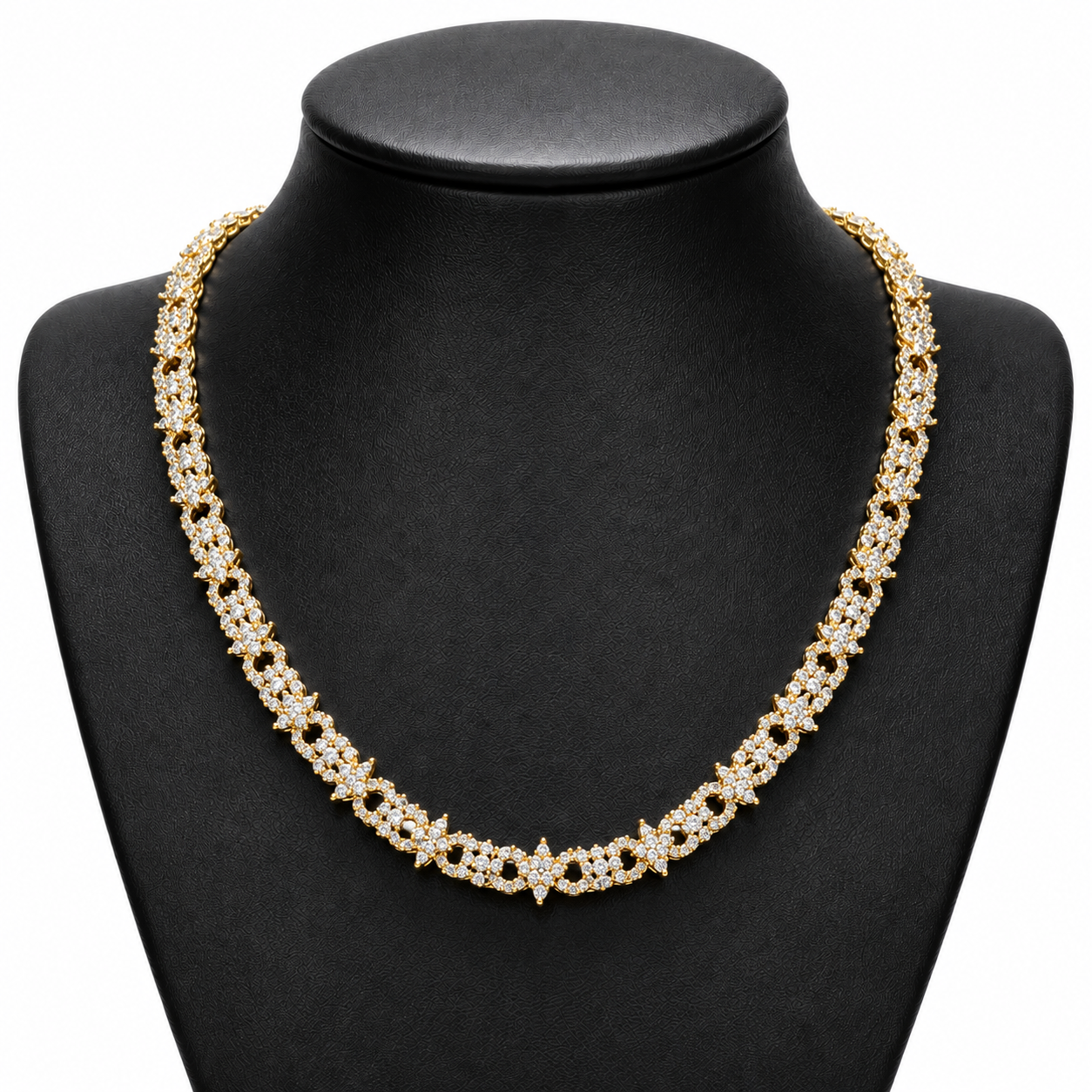 8mm Infinity Symbol Star Cuban Link Chain