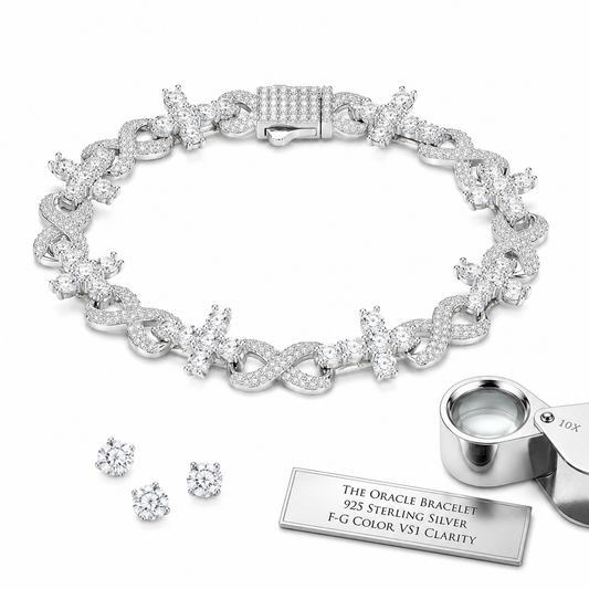 10mm Infinity Mixed Cross Bracelet