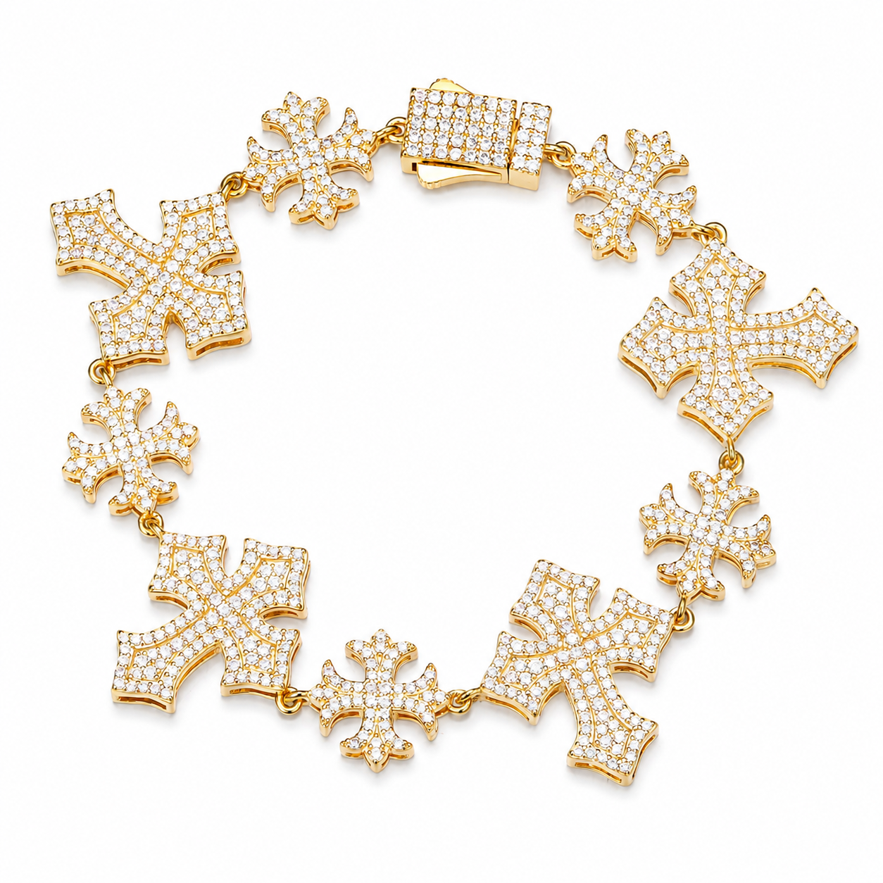 13mm Cross Link Bracelet