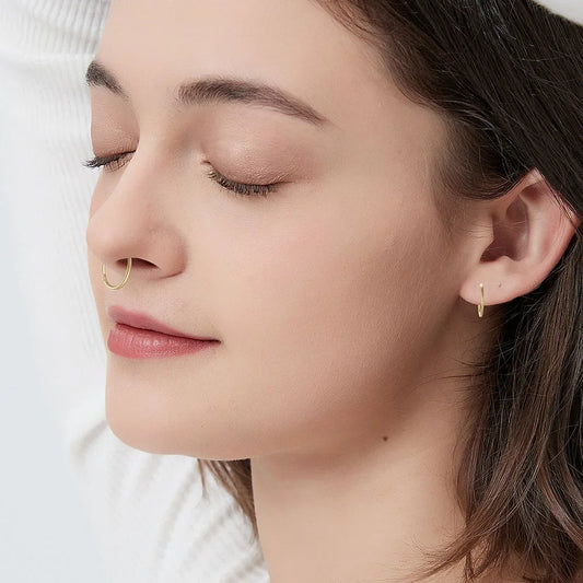 Minimalist Cartilage Hoop Earrings