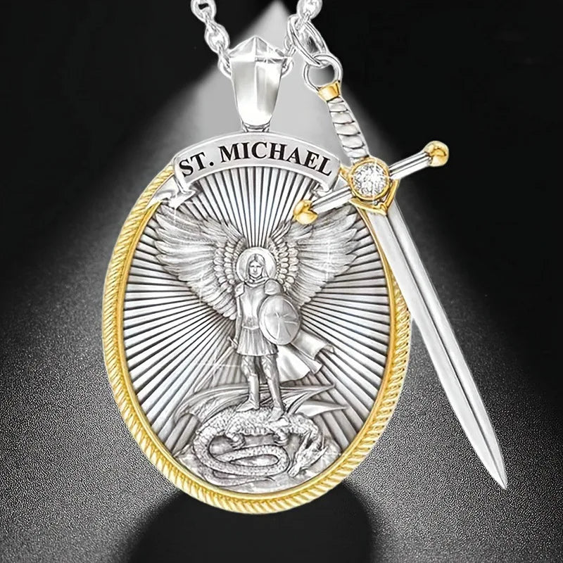 St. Michael Knight Protection Necklace
