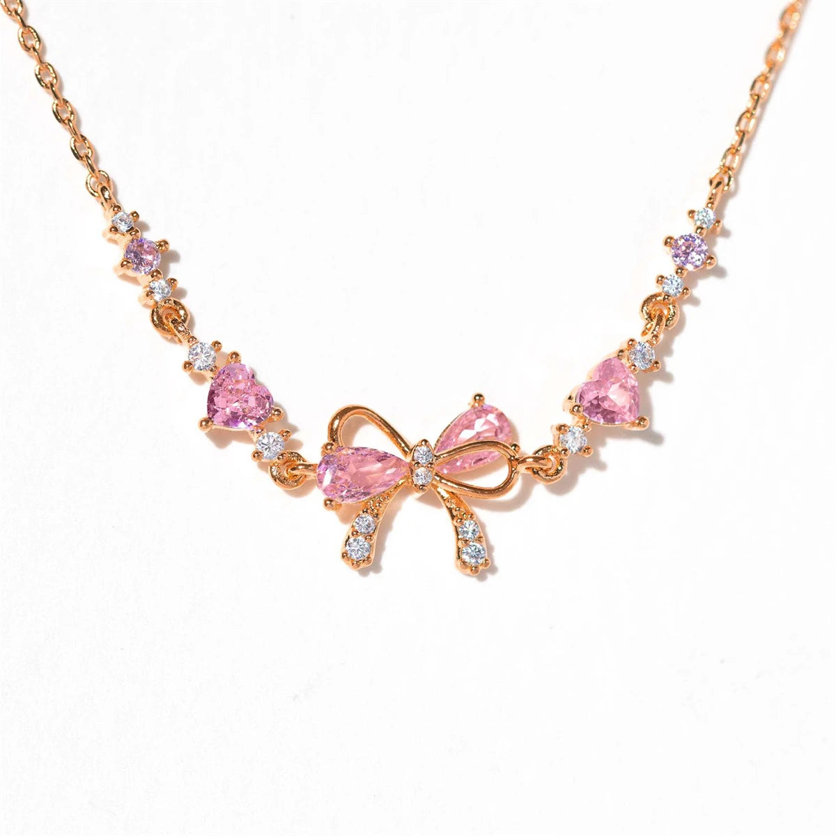 Zircon Butterfly Pink Bracelet