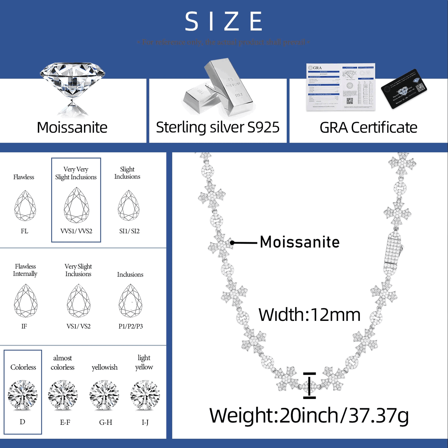 12mm Cross Link Chain