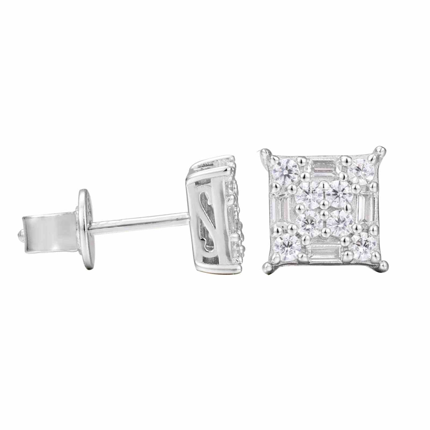 lab diamond earrings studs