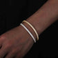 4mm 3 Rows Bracelet Bangle