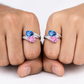 925 Sterling Silver Water Drop Finger Knuckle  Adjustable Rings