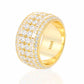6 Layers Baguette Band Ring