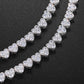 8mm Heart Tennis Bracelet