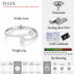5mm Baguette Heart Bracelet Bangle