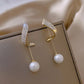 Veloura Pearl Drop Earrings