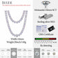 10mm Cluster Tennis Chain