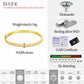 4mm 3 Rows Bracelet Bangle