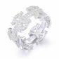 Full Iced Out Byzantine Ring