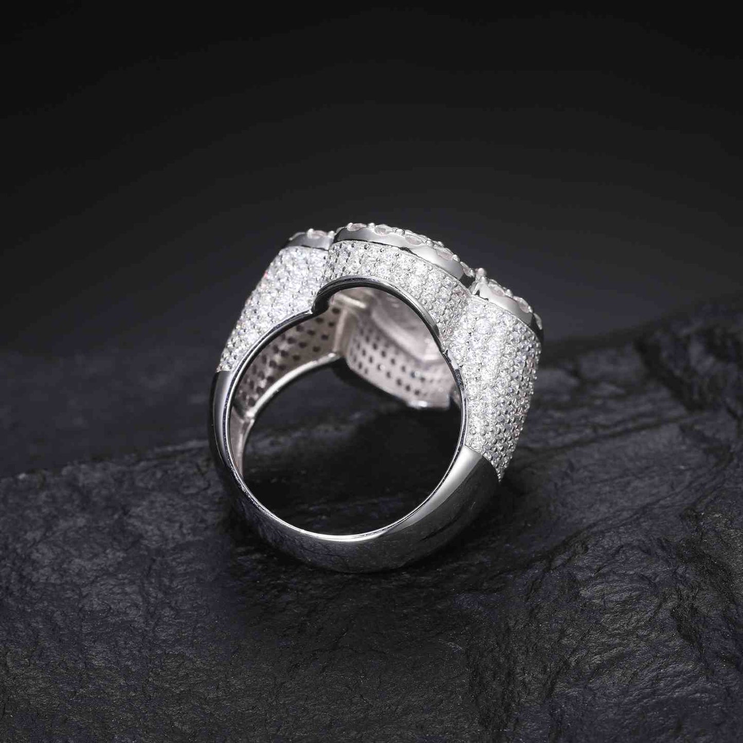 Pear Cut Clover Engagement Ring