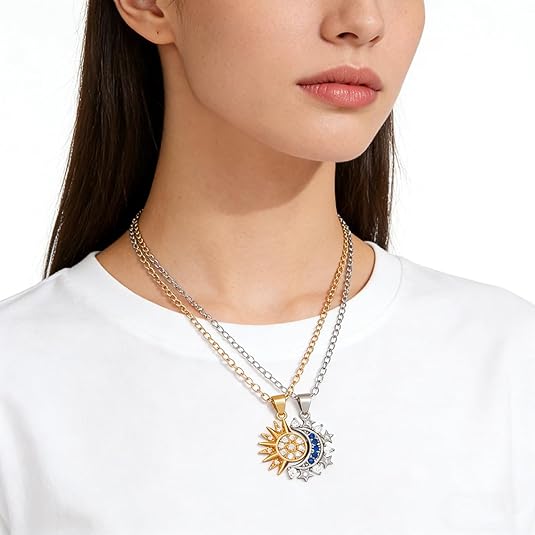 Magnetic Couple Necklace