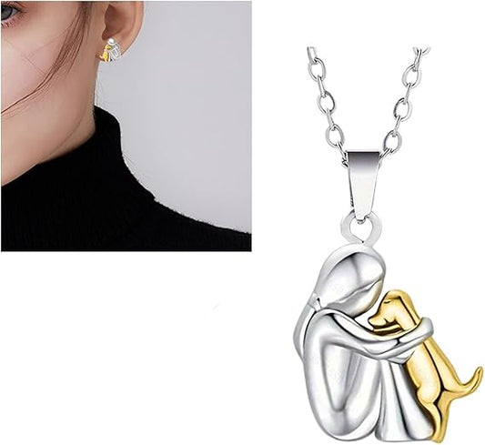 Mother & Dog Love Pendant
