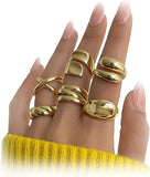 Chunky Gold & Silver Stackable Ring