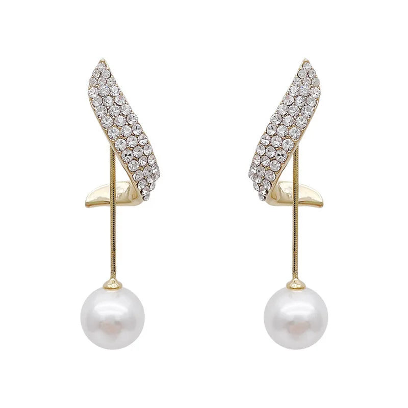 Veloura Pearl Drop Earrings