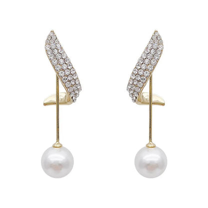 Veloura Pearl Drop Earrings