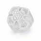 Micro Baguette lris Cross Ring