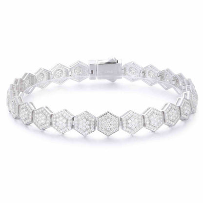 9mm Hexagon Bracelet