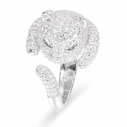 Leopard Head Animal Ring