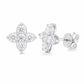 Four Leaf Clover Stud Earrings