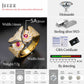 Baguette Color CZ Owl Ring