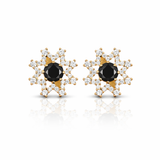 Eight-pointed Star Stud Earrings