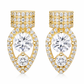S925 Moissanite Nail Stud Earrings