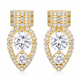 S925 Moissanite Nail Stud Earrings