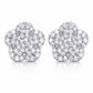 3 Layer Lotus Stud Earrings