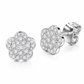 3 Layer Lotus Stud Earrings