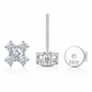Princess Cut Stud Earring