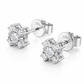 Princess Cut Stud Earring
