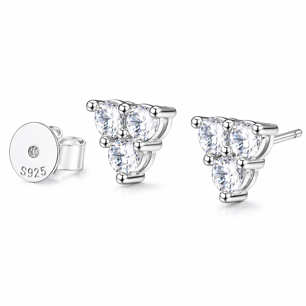 Triangles Stud Earring