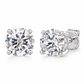 0.2ct-10ct Screw Back Round Cut Stud Earrings