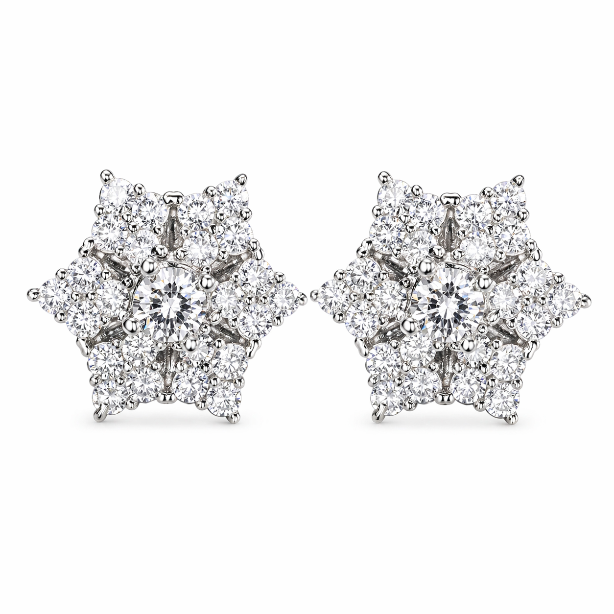 Dual Use Six-pointed Star Earring