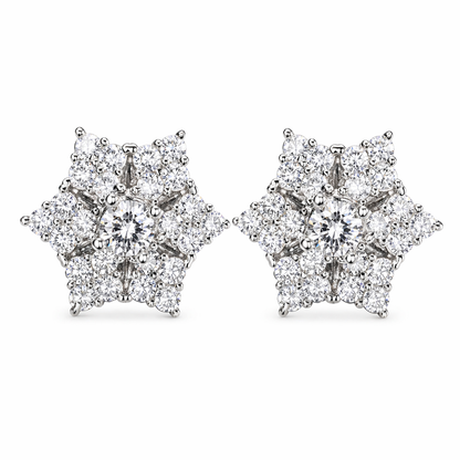 Dual Use Six-pointed Star Earring