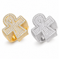 S925 Moissanite Christian Cross Ring
