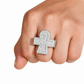 S925 Moissanite Christian Cross Ring
