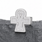 S925 Moissanite Christian Cross Ring