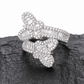 Baguette Butterfly Ring