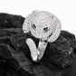 Leopard Head Animal Ring