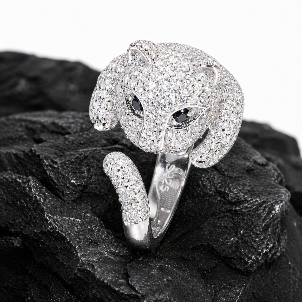 Leopard Head Animal Ring